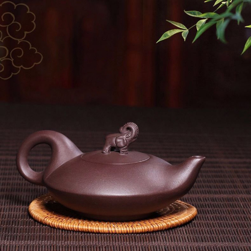 180CC Yixing Clay Teapot Elephant Kung Fu Teaware Ceramic Kettle Raw Ore Teapots