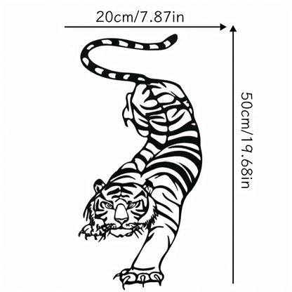Black Beast Tiger Wall Decoration Perfect for Living Room Bedroom Waterproof