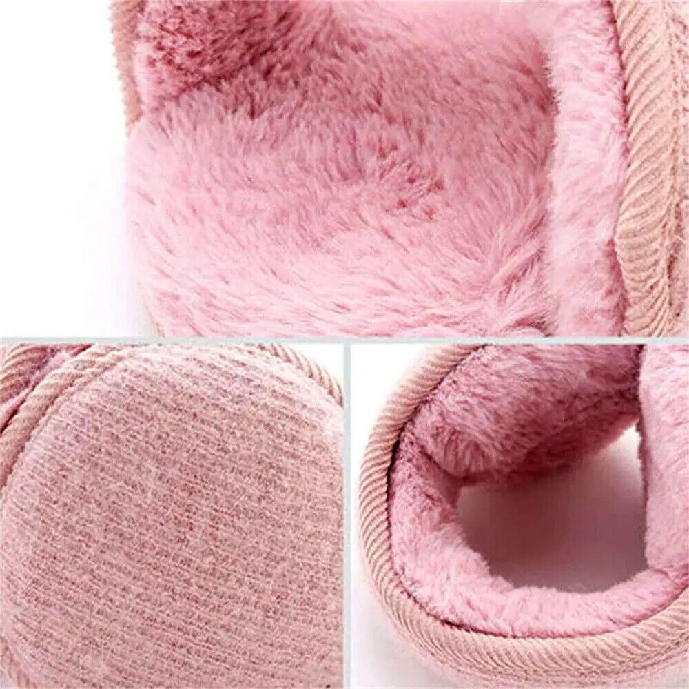 Women Men Winter Earmuff Soft Fleece Plush Thicken Warmers Ear Cover Protections
