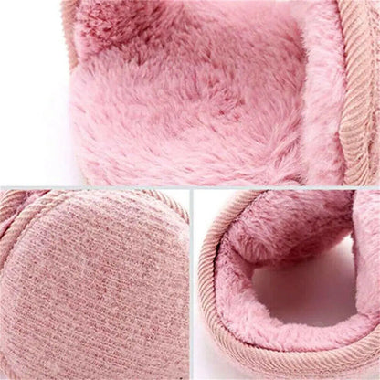 Women Men Winter Earmuff Soft Fleece Plush Thicken Warmers Ear Cover Protections