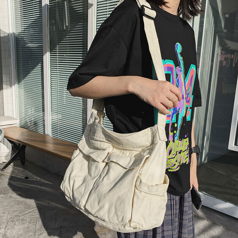 Women's Canvas Shoulder Bags Female Large Ladies Shoulder Crossbody Bag