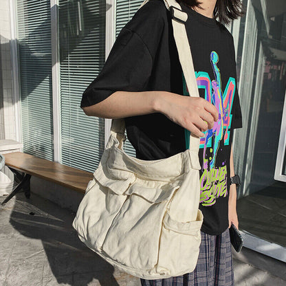 Women's Canvas Shoulder Bags Female Large Ladies Shoulder Crossbody Bag