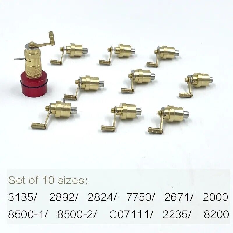 Professional Watch Repair Tools 12Pcs Mainspring Winder Replacement Barrels Kits