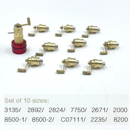 Professional Watch Repair Tools 12Pcs Mainspring Winder Replacement Barrels Kits
