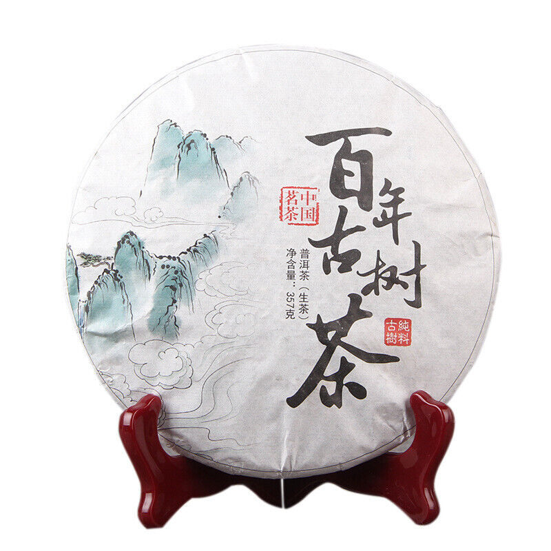 357g Top Premium Chinese Pu'er Green Tea Cake Pure 2017 Ancient Tree Pu-erh Tea