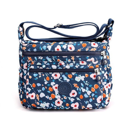 Crossbody Bag Waterproof Nylon Shoulder Purse Traveling Tote Pouch Messenger Bag