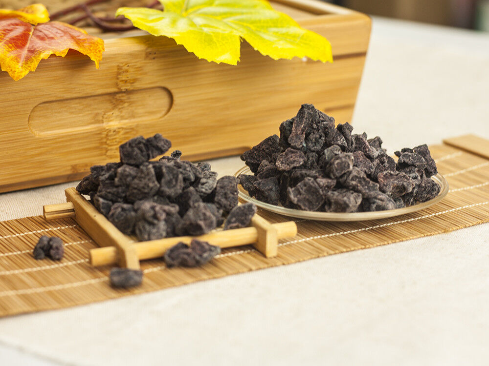 Organic Natural Eatable Dark Smoked Plum Ebony Fruit Herbal Tea Dried Fruit Tea-
