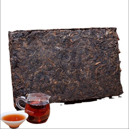 Yunnan Pu'er Cooked Tea Old Banzhang Brick Tea Menghai Tea Brick 250g/8.8oz