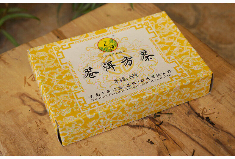 Xiaguan TuochaChaCang Er Fang Zhuan Tea Shen Pu Erh Aged Tea Brick 250g