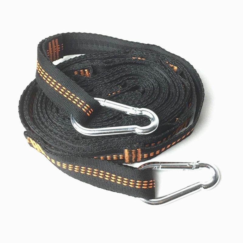 5-Step Rope Ladder Swing Carabiner Outdoor Tree Climbing Rescue Buckle Polyester