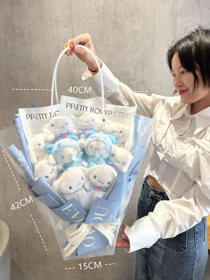 Sanrio Cinnamoroll Cartoon Plush Doll Bouquet Birthday Valentine's Day Gift