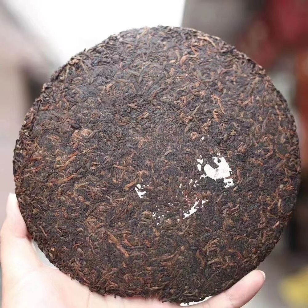 357g Yunnan Cooked Pu-erh Tea 2014 Bulang Palace Pu'er Ripe Tea Cake Pu-erh Tea