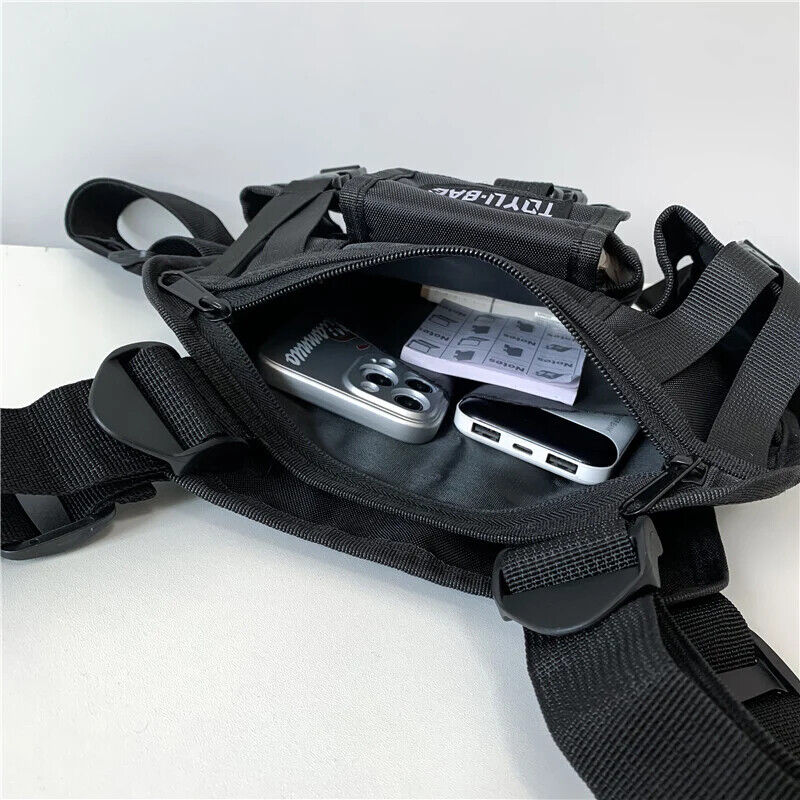 Men Chest Bags Unisex Tactical Vest Backpacks Sport Travel Chest Pack
