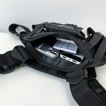 Men Chest Bags Unisex Tactical Vest Backpacks Sport Travel Chest Pack