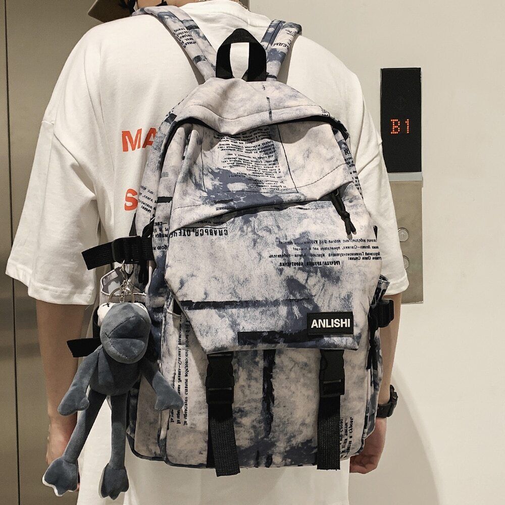 Ladies Men Boy School Bag Nylon Women Student Male Bags Travel