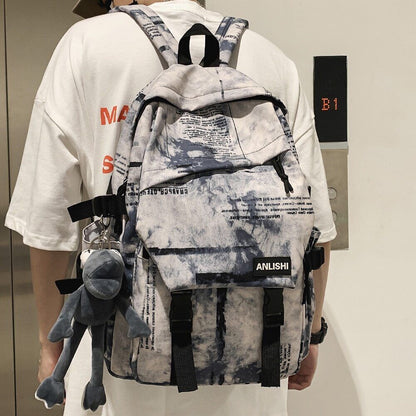 Ladies Men Boy School Bag Nylon Women Student Male Bags Travel
