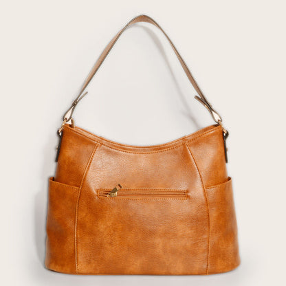 Women's Leather Elegant Handbags, Crossbody Shoulder Bag Satchel Tote