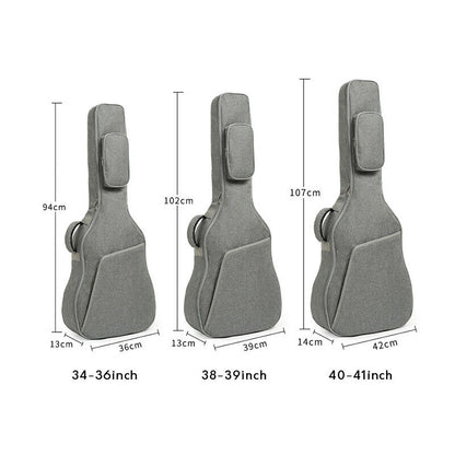Thickened Guitar Gig Bag Double Shoulder Straps Padded Soft Case Backpack NEW