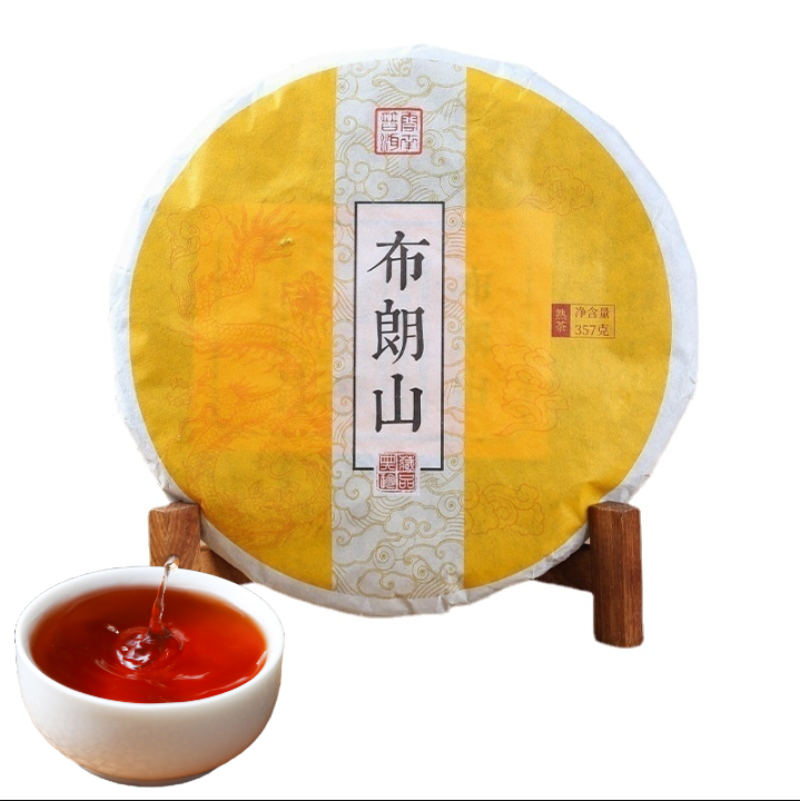 357g Yunnan Puerh Tea Brown Mountain Big Tree Fermented Spring Tea Cake Tea