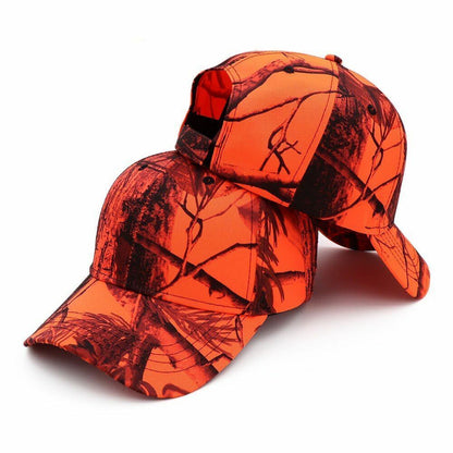 Camouflage Cap Red Tree Tactical Cotton Hat Hunting Hiking Baseball Sport Unisex