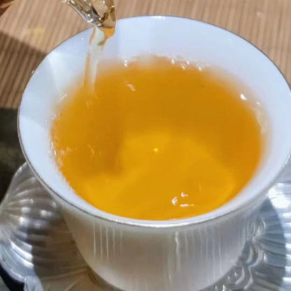 357g Yunnan Raw Pu'er Cake Tea Bingdao Mushu Pu-erh Tea Cake Big Leaf Puerh Tea