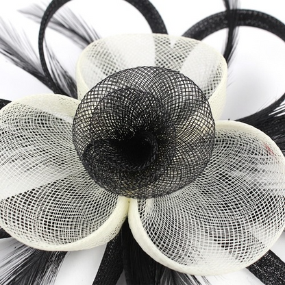 Fascinator Hat Veil Feather Fascinator Hair Clip Party Hat Fascinator Wedding