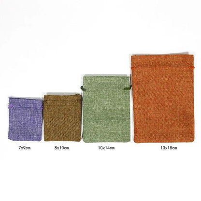 50pcs Coloful Velvet Bag Jewelry Packing Velvet Drawstring Pouches Gift Bags