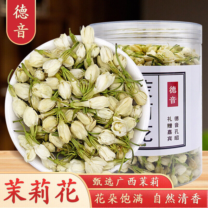 Jasmine 40 Grams Canned Herb Tea Fujian Bud Soaked in Water Dry Jasmine.