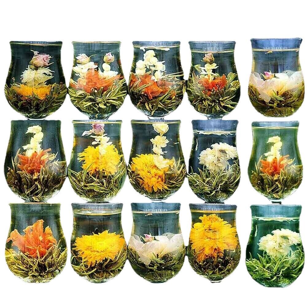 130g 16 Arten Blume Handgemachte Blühende Blume Tee Handwerk Blumen Tee Kräuter