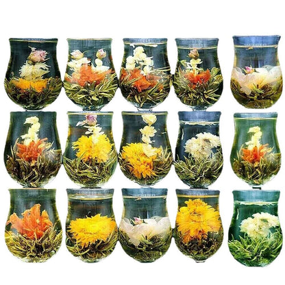 130g 16 Arten Blume Handgemachte Blühende Blume Tee Handwerk Blumen Tee Kräuter