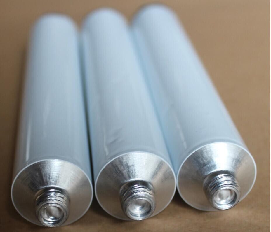 Empty Toothpaste Tubes 10ml Aluminum Storage With Caps Refillable Bottles 100Pcs