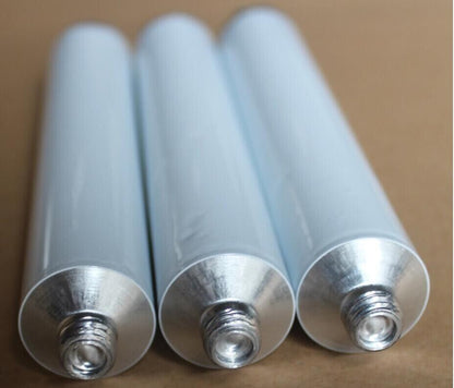 Empty Toothpaste Tubes 10ml Aluminum Storage With Caps Refillable Bottles 100Pcs