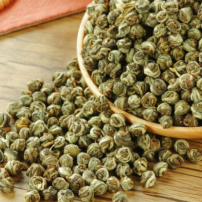 Top Premium Jasmine Green Tea Dragon Pearl Ball Tea Puer King Flower Tea tasty