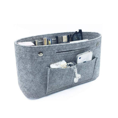 Makeup Storage Organizer Cosmetic Bag Multi-pocket Handbag Cosmetic Toiletry Bag