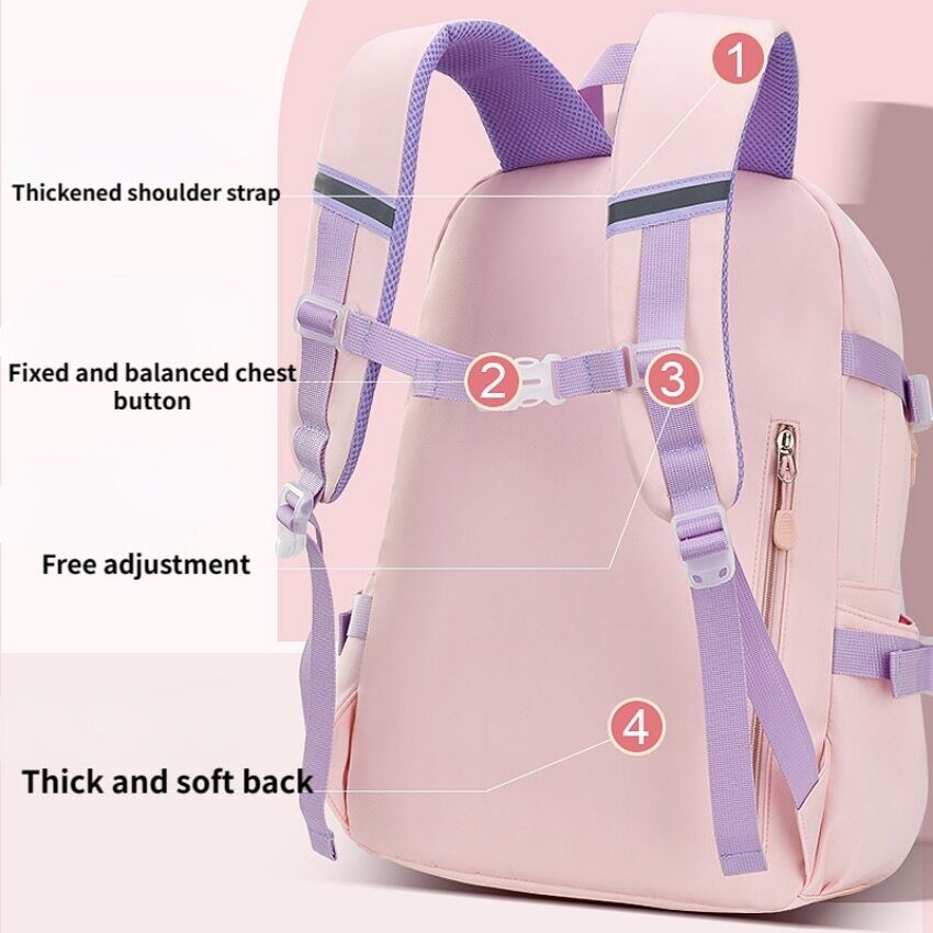 Children's Backpack Girl School Bags Children Backpacks Bag Pockets Schoolbags