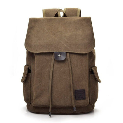 Canvas Men Backpack Shoulder School Rucksack Bag Boys Travel Camping Bags