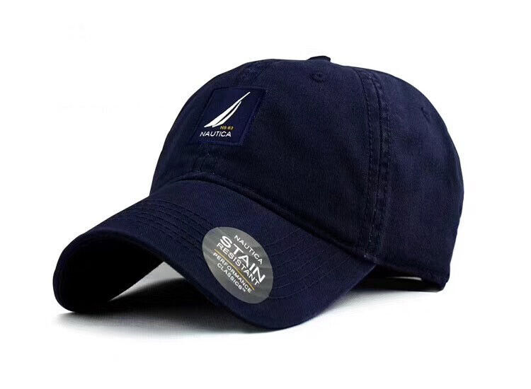 Hot Nautica Hat Unisex New Blue Adjustable 100% Cotton Golf Sport Baseball Cap
