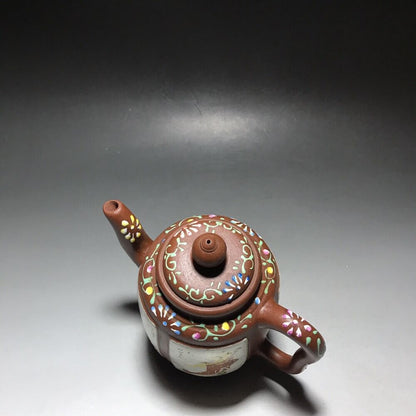 vintage chinese yixing purple clay teapot zisha ceremony teaware collection rare