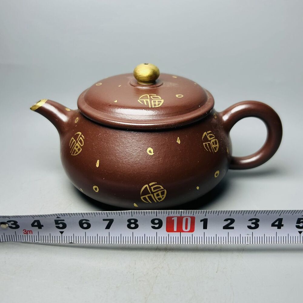 Vintage Chinese Yixing Purple Clay Teapot Zisha Ceremony Fashion Gift Teaware