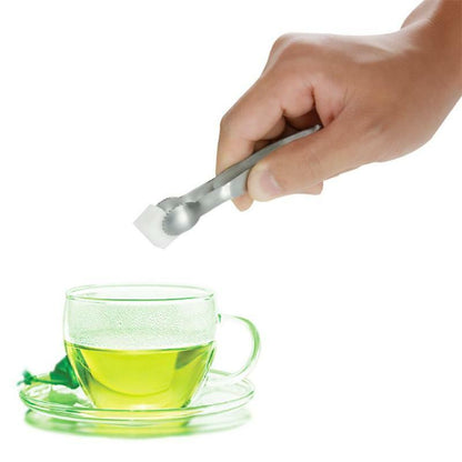 Stainless Steel Tweezer Clamp Tong Clips Coffee Little Tea Clips Kitchen Supply