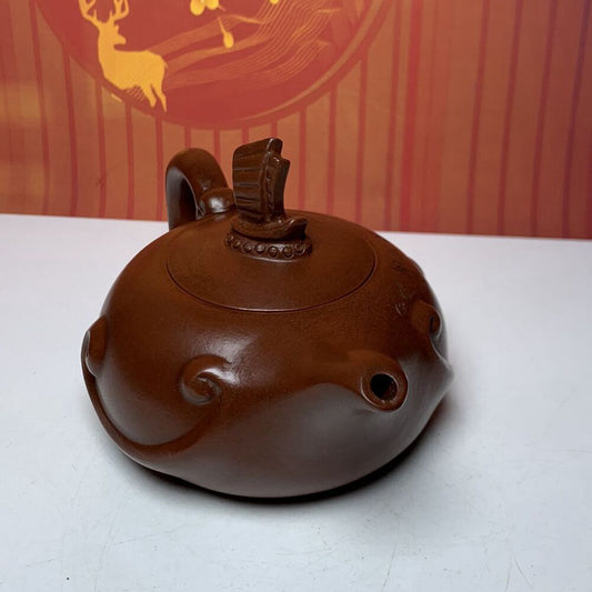 Vintage Chinese Yixing Purple Clay Teapot Zisha Ceremony Unique Teacups Teaware
