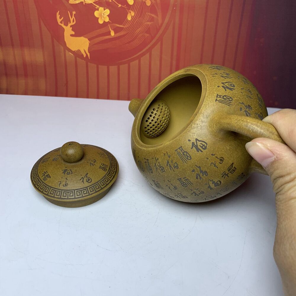 Vintage China Yixing Purple Clay Teapot Zisha Ceremony Exquisite Teaware Collect