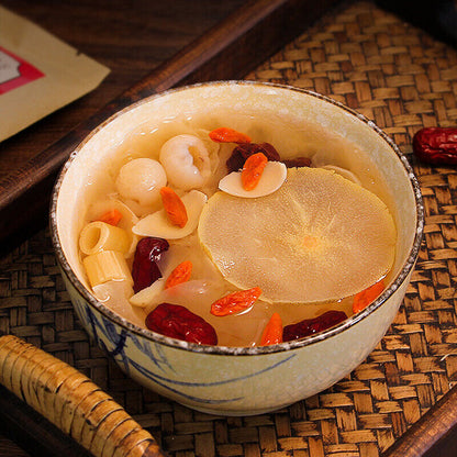 120g*3 Bags Of Pear Soup Boiled Longan Wolfberry Tremella Red Date Tea Soup