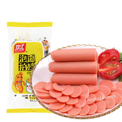 240g X 3 Bags Shuanghui Ham Sausage Chinese Snack Food 中国双汇泡面拍档搭档火腿肠即食香肠零食小吃