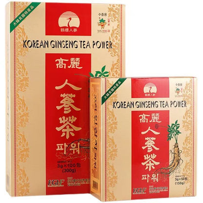 Anti Stress Fatigue Korean Ginseng Extract Ginseng Root instant Tea 3g x 50bags