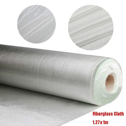 Fiberglass Fabric Cloth 1.27x1m Glass Fibers Non-Woven Plain Weave DIY Materials