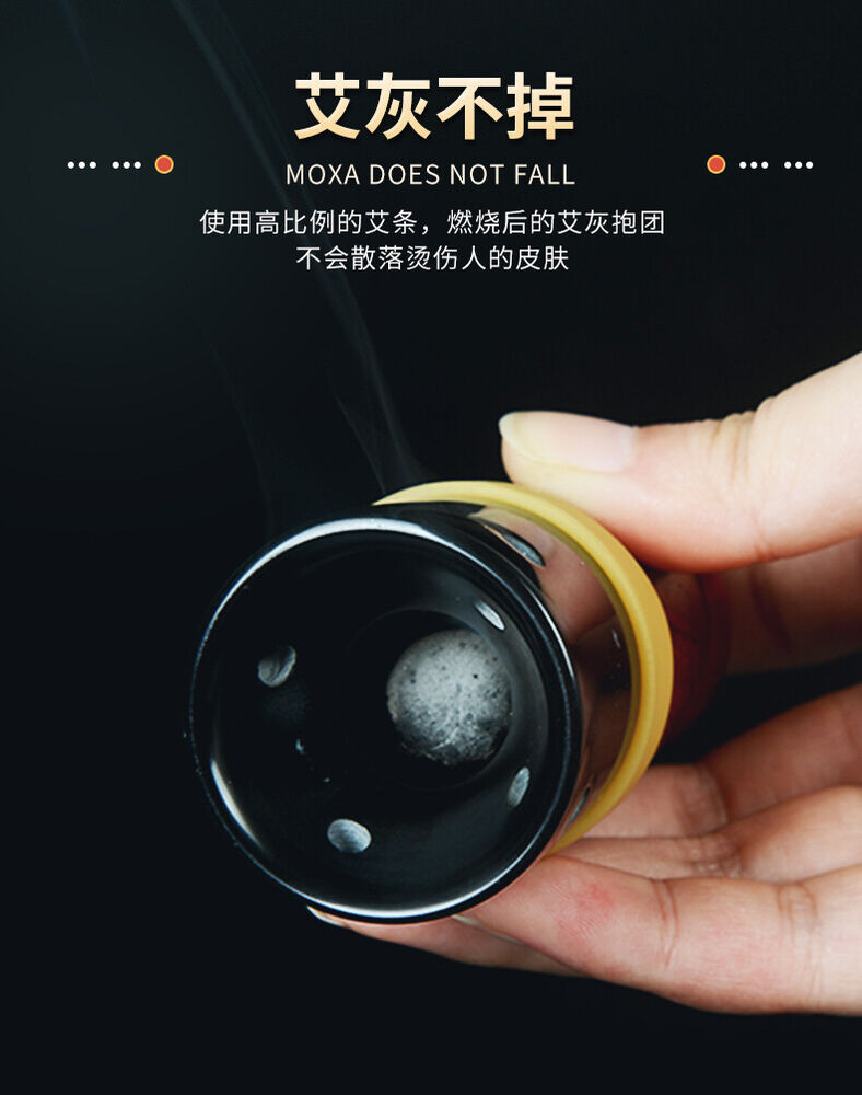 Facial Bianstone Moxibustion Pot Moxa Mugwort Tool Massage Apparatus Wormwood 艾灸