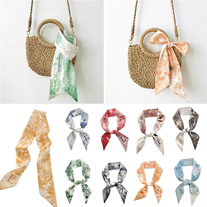 Handbag Handle Ribbon Scarf Band Hair Head Neck Neckerchief Retro Hair Ribbons