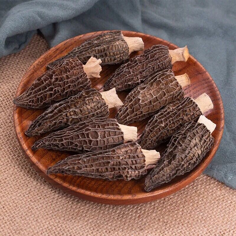 50g Original MOREL-DRIED-MUSHROOMS Natural Chinese Specialty 羊肚菌