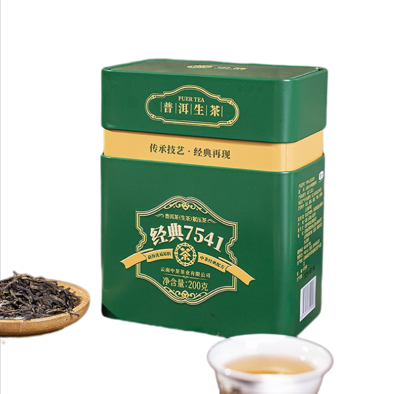 COFCO Zhongcha Tea Puerh Raw Tea Classic 7541 Loose Tea 200g